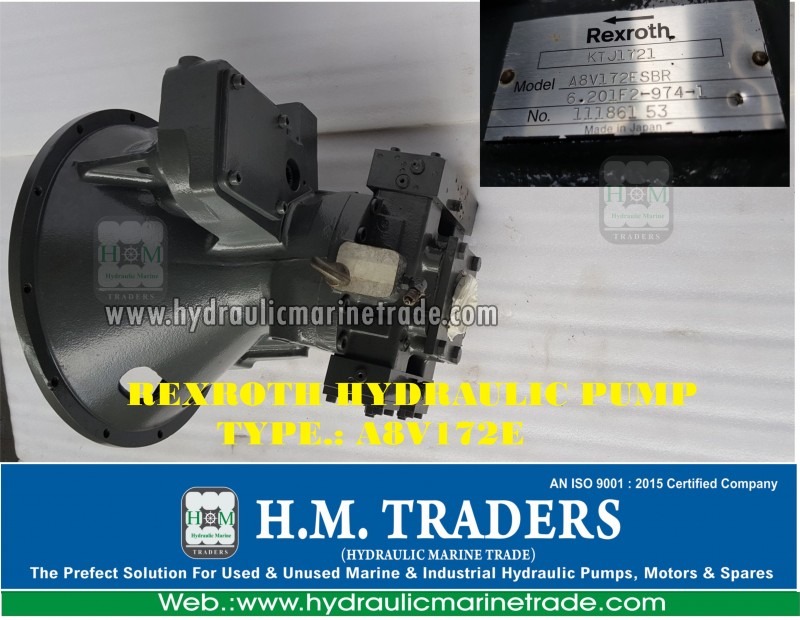 Used PUMP TYPE.: A8V 172 Hydraulic