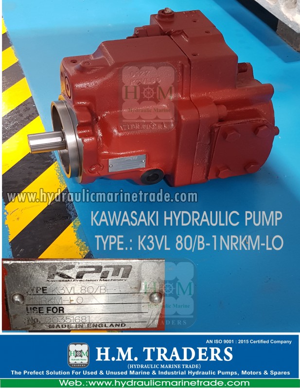 Used PUMP (TYPE.: K3VL80/B-1NRKM-LO) Hydraulic