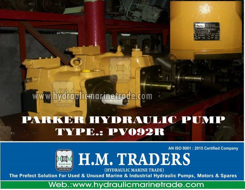 Used PUMP TYPE.: PV092 R Hydraulic