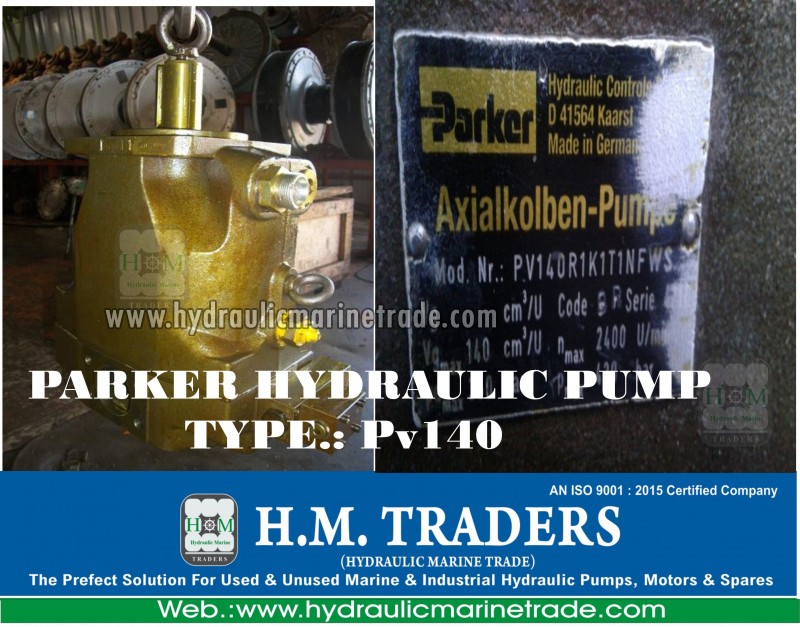 Used PUMP TYPE.: PV140 Hydraulic